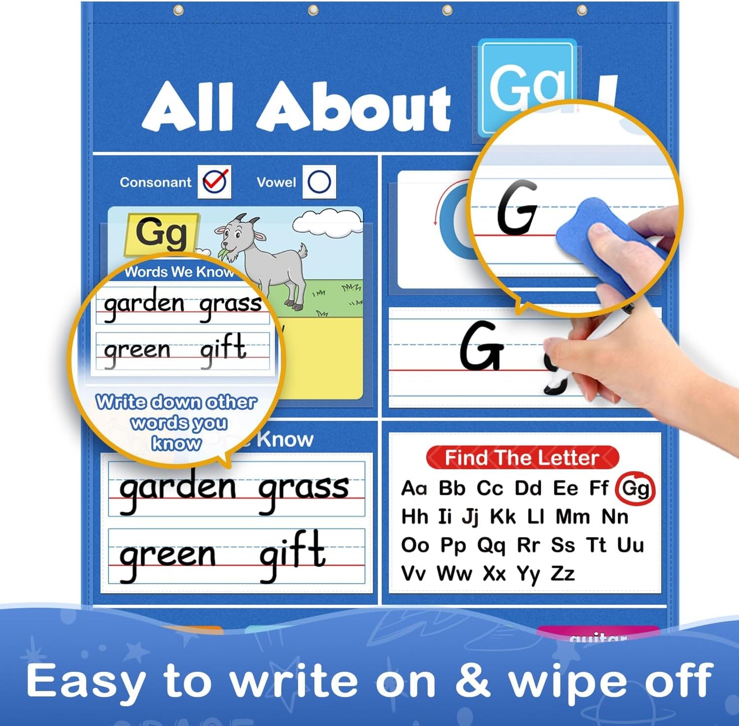Alphabet Learning Pocket Chart