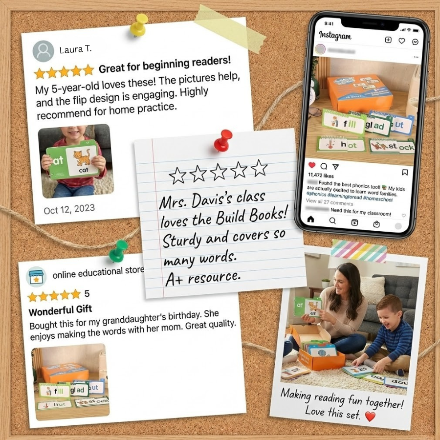 Little Learner Phonics Flipbook Library