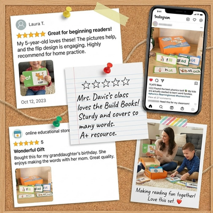 Little Learner Phonics Flipbook Library