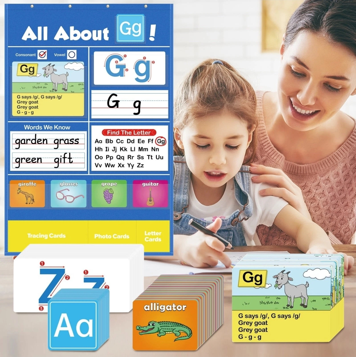 Alphabet Learning Pocket Chart